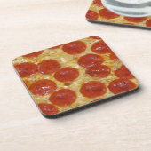 Dessous-de-verre pizza au gros pepperoni (Côté gauche)