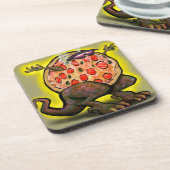 Dessous-de-verre Pizza Beast (Côté gauche)