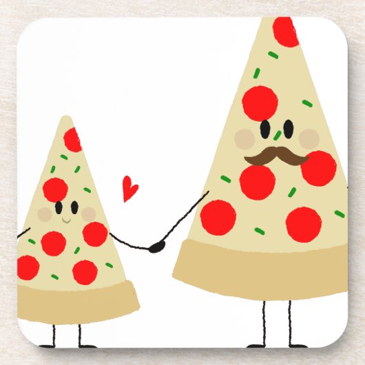 Dessous-de-verre pizza fête des pères (Devant)