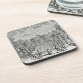 Dessous-de-verre Plaçant pour un opéra dans un jardin, de (Côté gauche)