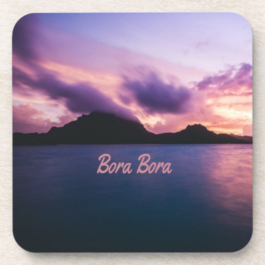 Dessous-de-verre Plage de Bora Bora Suset Island (Devant)
