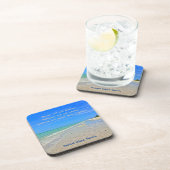 Dessous-de-verre Plage de l'île de Sanibel Floride Pré-ouragan Ian (Côté Droit)