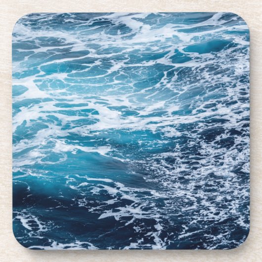 Dessous-de-verre Plage d'été Waves Blue Ocean (Devant)