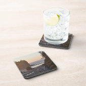 Dessous-de-verre Plage rouge sur la péninsule olympique, St de (Côté Droit)