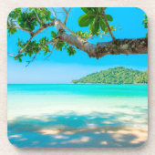 Dessous-de-verre Plage tropicale (Devant)