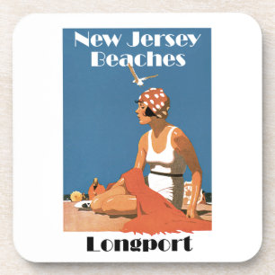 Dessous-de-verre Plages du New Jersey ~ Longport