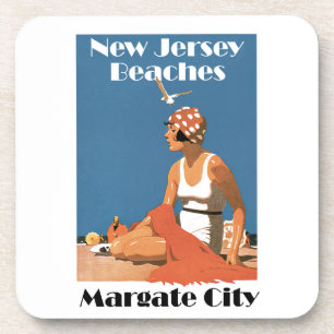 Dessous-de-verre Plages du New Jersey ~ Margate City