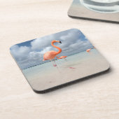 Dessous-de-verre Plages tropicales | Flamants roses Beach, Aruba (Côté gauche)