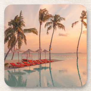 Dessous-de-verre Plages tropicales   Maldives Tropical Beach & Pool
