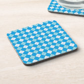 Dessous-de-verre Plaid bleu (Côté gauche)