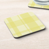 Dessous-de-verre plaid citron (Côté gauche)