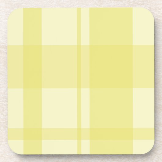 Dessous-de-verre plaid citron (Devant)
