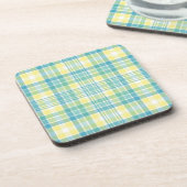 Dessous-de-verre Plaid en pastel (Côté gauche)