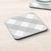 Dessous-de-verre plaid gris (Côté gauche)