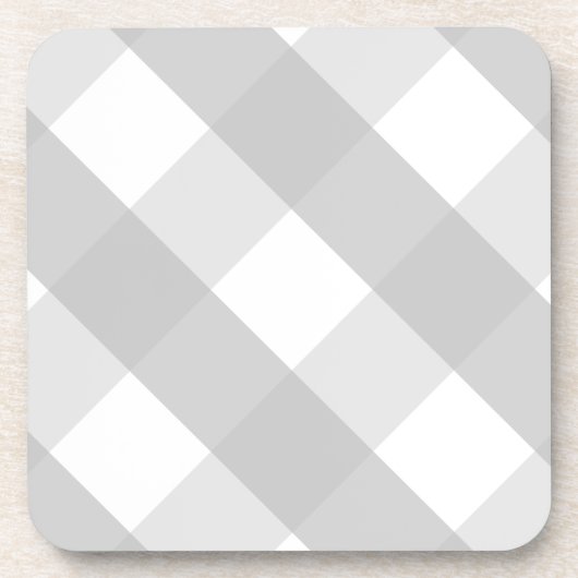 Dessous-de-verre plaid gris (Devant)