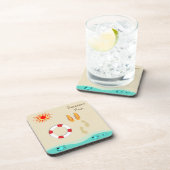 Dessous-de-verre Plaisir d'été Beverage Coaster (Côté Droit)