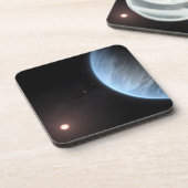 Dessous-de-verre Planète K2-18b, Étoile Hôte Et Planète Accompagnan (Côté gauche)