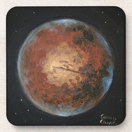 Dessous-de-verre Planète Mars (Devant)