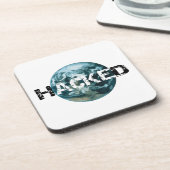 Dessous-de-verre planète Terre piratée (Côté gauche)