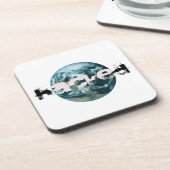 Dessous-de-verre planète Terre piratée (Côté gauche)