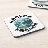 Dessous-de-verre planète Terre piratée (Côté gauche)