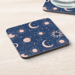 Dessous-de-verre Planètes et étoiles Motif