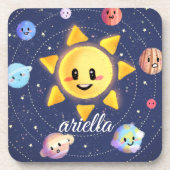 Dessous-de-verre Planètes Galaxie spatiale (Devant)