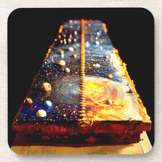 Dessous-de-verre Planètes intégrées (Devant)
