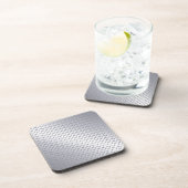 Dessous-de-verre Plaque diamant en acier brillant (Côté Droit)