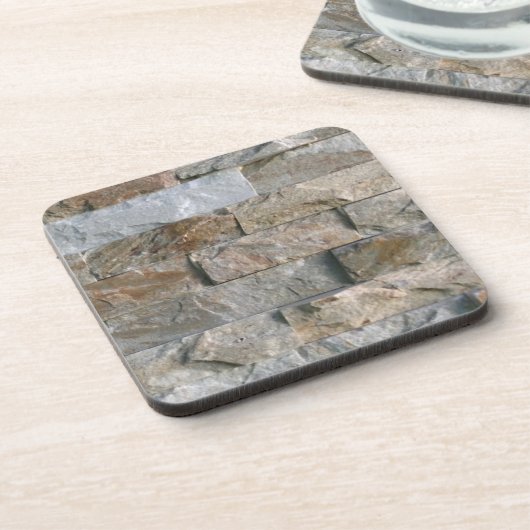 Dessous-de-verre Plaques de granit empilées (Côté gauche)