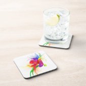 Dessous-de-verre Plaques de peinture Abstraites Rainbow Lorikeet (Côté Droit)