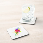 Dessous-de-verre Plaques de peinture Abstraites Rainbow Lorikeet (Côté Droit)