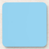 Dessous-de-verre Plastique Bleu Bébé (Devant)