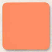 Dessous-de-verre Plastique Corail (Devant)