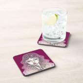 Dessous de verre plastique dur Déesse des plantes (Côté Droit)