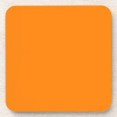 Dessous-de-verre Plastique Orange (Devant)