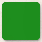 Dessous-de-verre Plastique vert (Devant)
