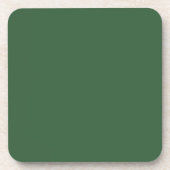 Dessous-de-verre Plastique Vert Chasseur (Devant)