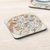 Dessous-de-verre Plat 26 de "atlas Coelestis", par John Flamsteed (Côté gauche)