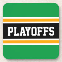 PLAYOFFS Amusants Kelly Vert Jaune Bandes Noires