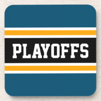 PLAYOFFS Sportif Gras Turquoise Jaune Brise Noire