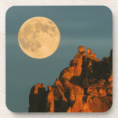 Dessous-de-verre Pleine Lune | Falaises de Basalte Smith Rock State (Devant)