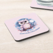 Dessous-de-verre Pleine lune Mystique - Pastel Purple Night Sky - H (Côté gauche)