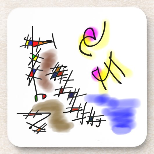 Dessous-de-verre plongeurs abstraits (Devant)