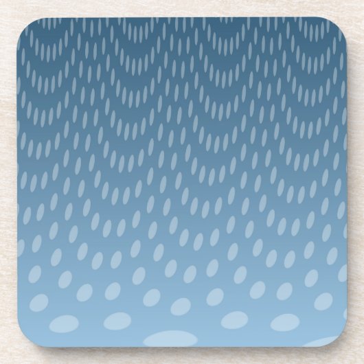 Dessous-de-verre Pluie bleu foncé (Devant)