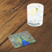 Dessous-de-verre Plumage bleu Peacock