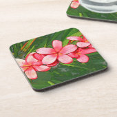 Dessous-de-verre Plumeria (Côté gauche)