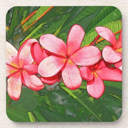 Dessous-de-verre Plumeria (Devant)