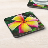 Dessous-de-verre Plumeria rubra (Côté gauche)