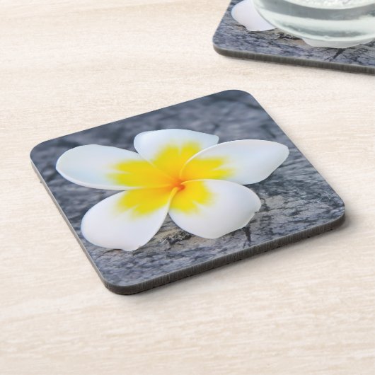 Dessous-de-verre Plumerias (Côté gauche)